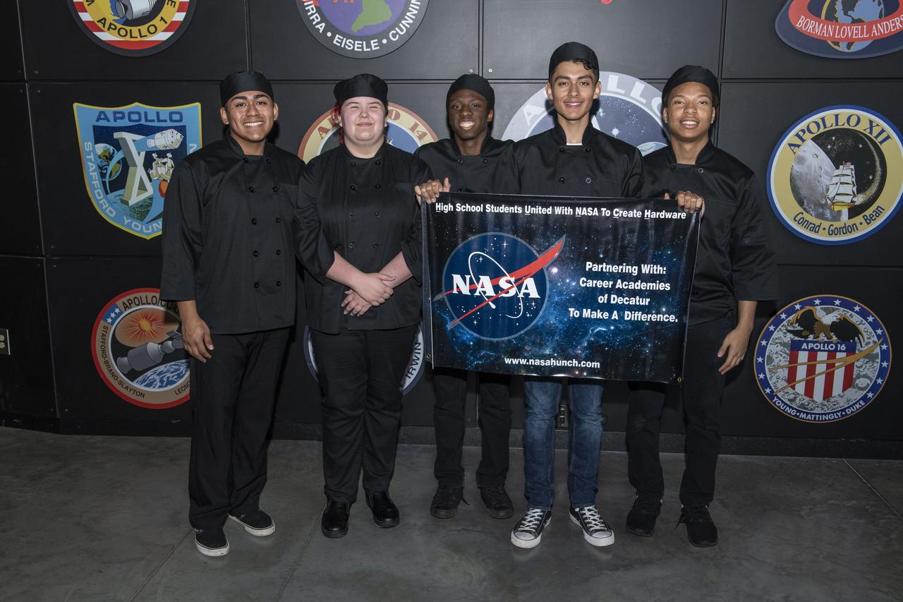 HUNCH (High School Students United with NASA to Create Hardware) students came together at the U.Sl Space and Rocket Center (USSRC) in a competition to create recipes for food to feed astronauts in space. Six teams from North Alabama and George participated. The winner will compete with students from competitions at other NASA centers later at the Johnson Space Flight Center.