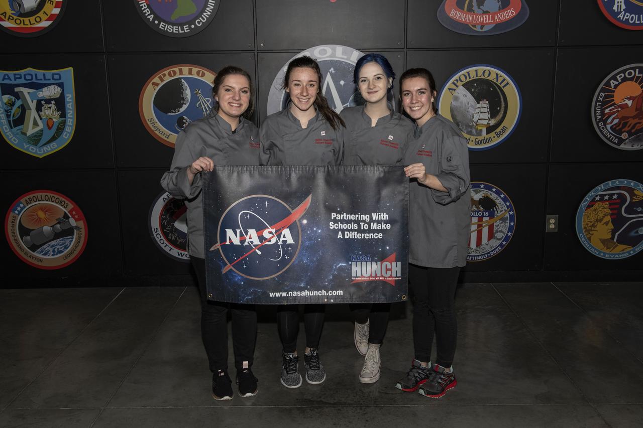 HUNCH (High School Students United with NASA to Create Hardware) students came together at the U.Sl Space and Rocket Center (USSRC) in a competition to create recipes for food to feed astronauts in space. Six teams from North Alabama and George participated. The winner will compete with students from competitions at other NASA centers later at the Johnson Space Flight Center.