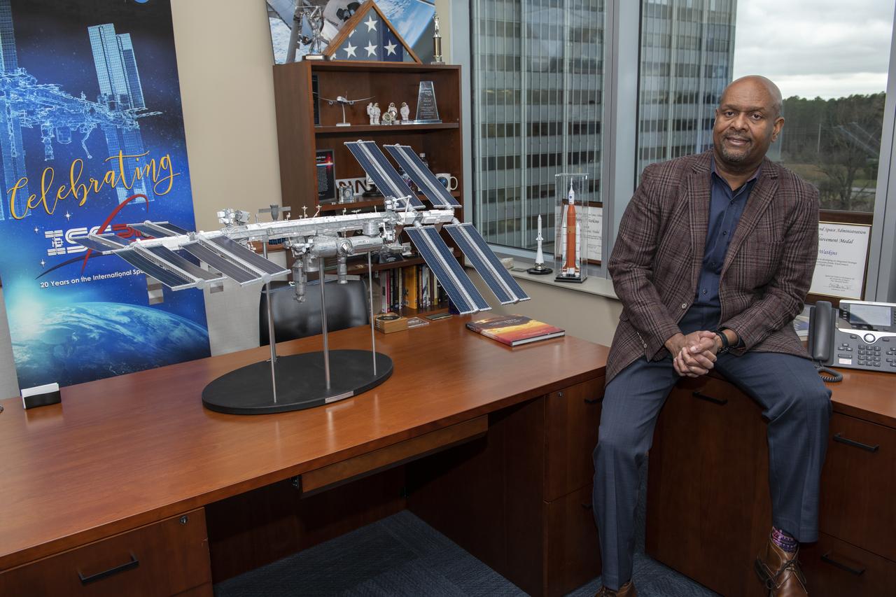 Bobby Watkins, manager of the Human Exploration Development & Operations Office at Marshall Space Flight Center.