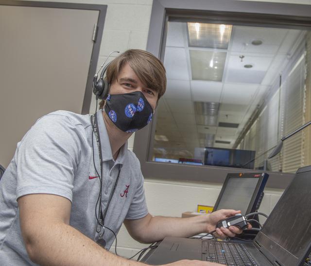 NASA image: Jimmy Moore and teams at NASA’s Marshall Space Flight Center help monitor launch conditions for the Demo-2 mission from the Huntsville Operations Support Center, HOSC.