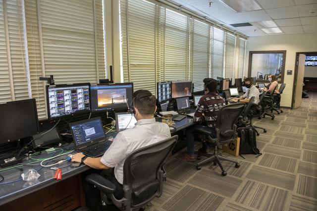 NASA image: MSFC Teams at MSFCC Moniter Launch Conditions for Crew 1 Mission