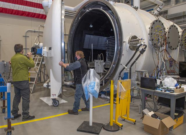 NASA image: NEA (Near Earth Asteroid) Scout Hot Box â€“ Repress Chamber V-15