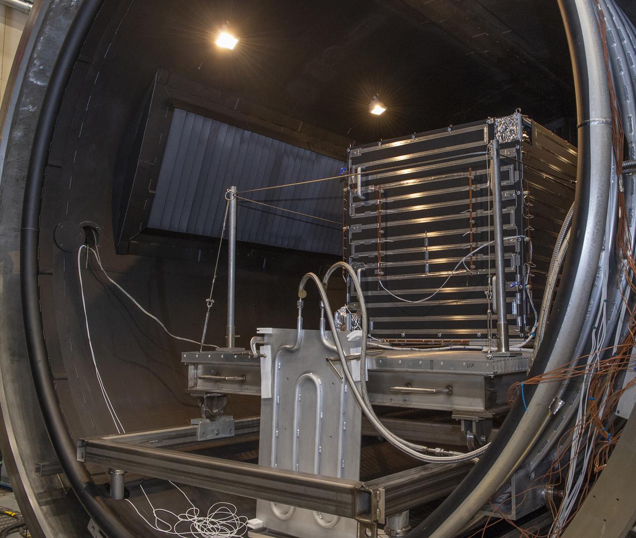 NEA (Near Earth Asteroid) Scout Hot Box â€“ Repress Chamber V-15 and removal of Optical Witness Samples, (OWS), for analysis   