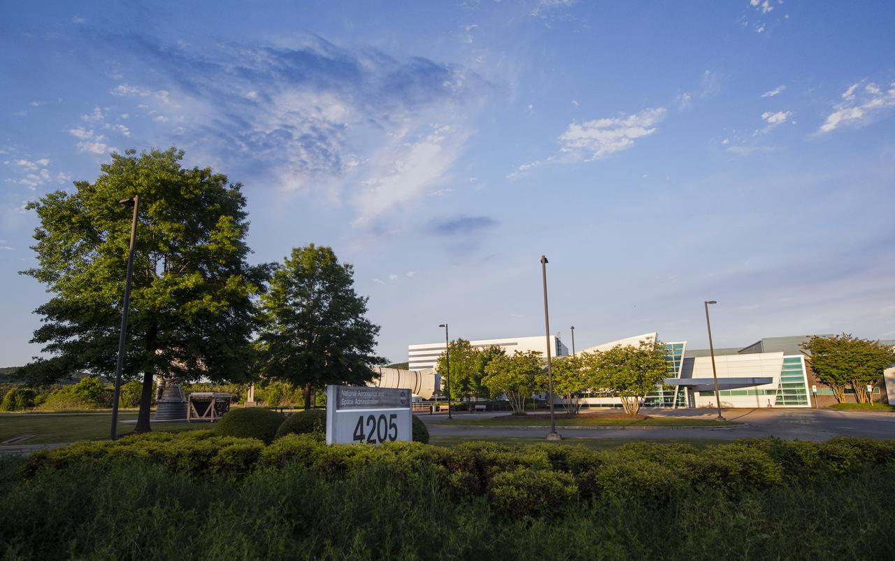 Pictured is Building 4205, which serves as Marshall Space Flight Center’s Propulsion R&D Lab.