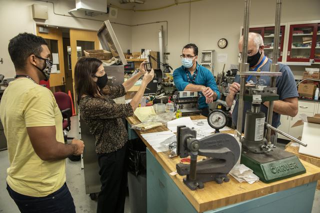 Preparation of the Ring Sheared Drop Payload for Shipment