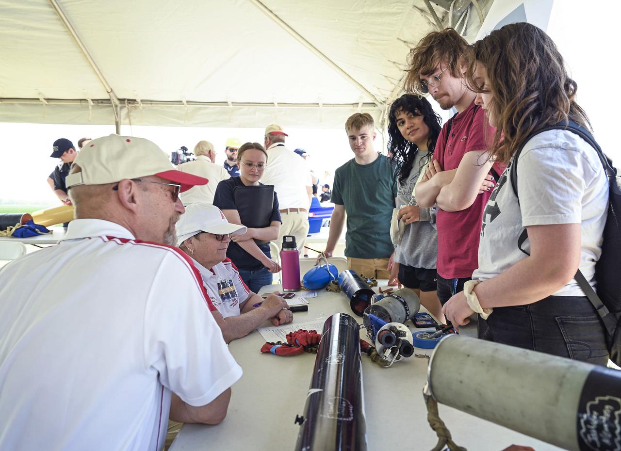 Following two years of virtual events, high school and college teams from across the country return to Bragg Farms in Toney, Alabama, to compete in NASAÕs Student Launch rocketry competition April 23.