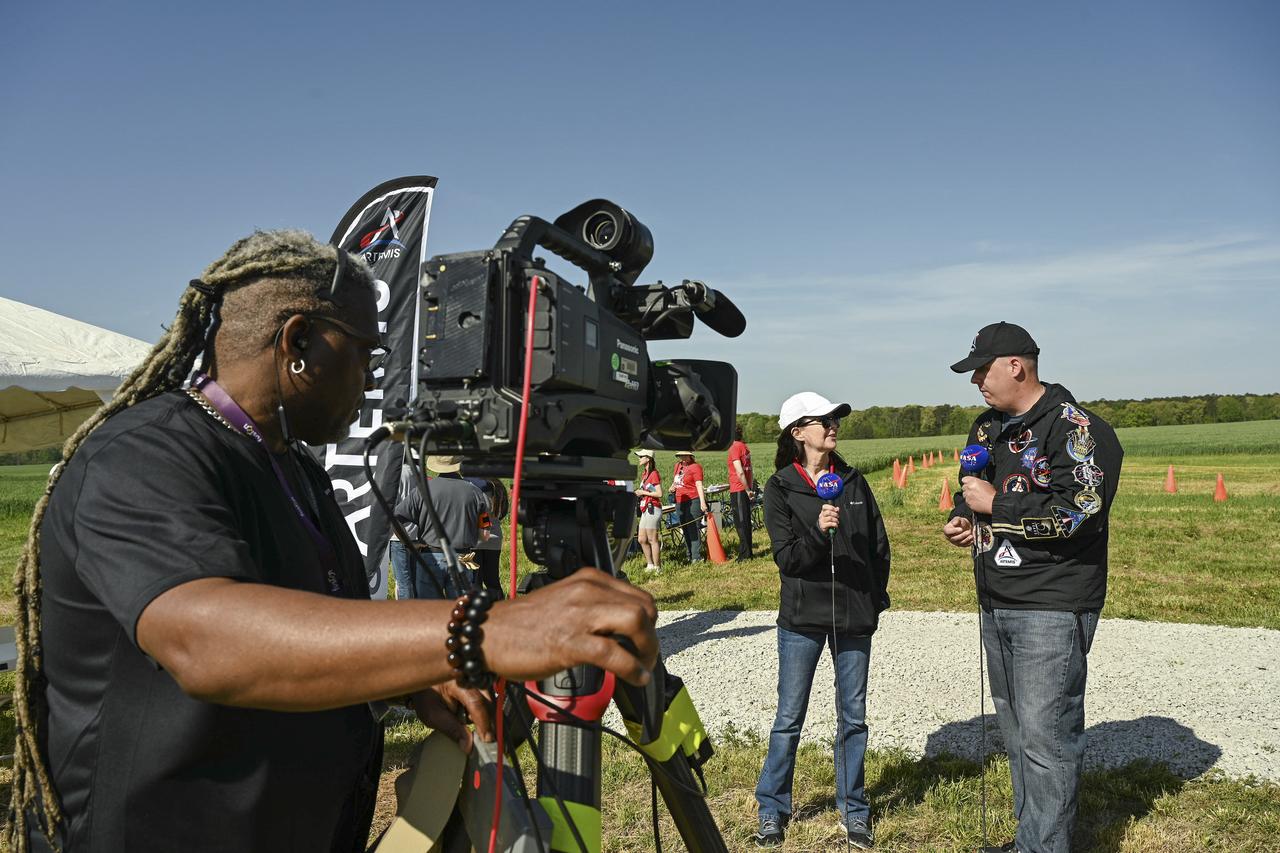 Following two years of virtual events, high school and college teams from across the country return to Bragg Farms in Toney, Alabama, to compete in NASAÕs Student Launch rocketry competition April 23.