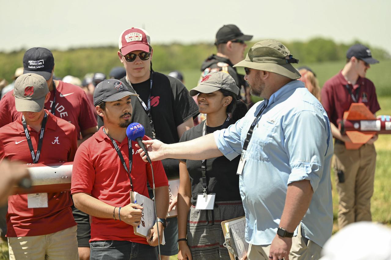 Following two years of virtual events, high school and college teams from across the country return to Bragg Farms in Toney, Alabama, to compete in NASAÕs Student Launch rocketry competition April 23.