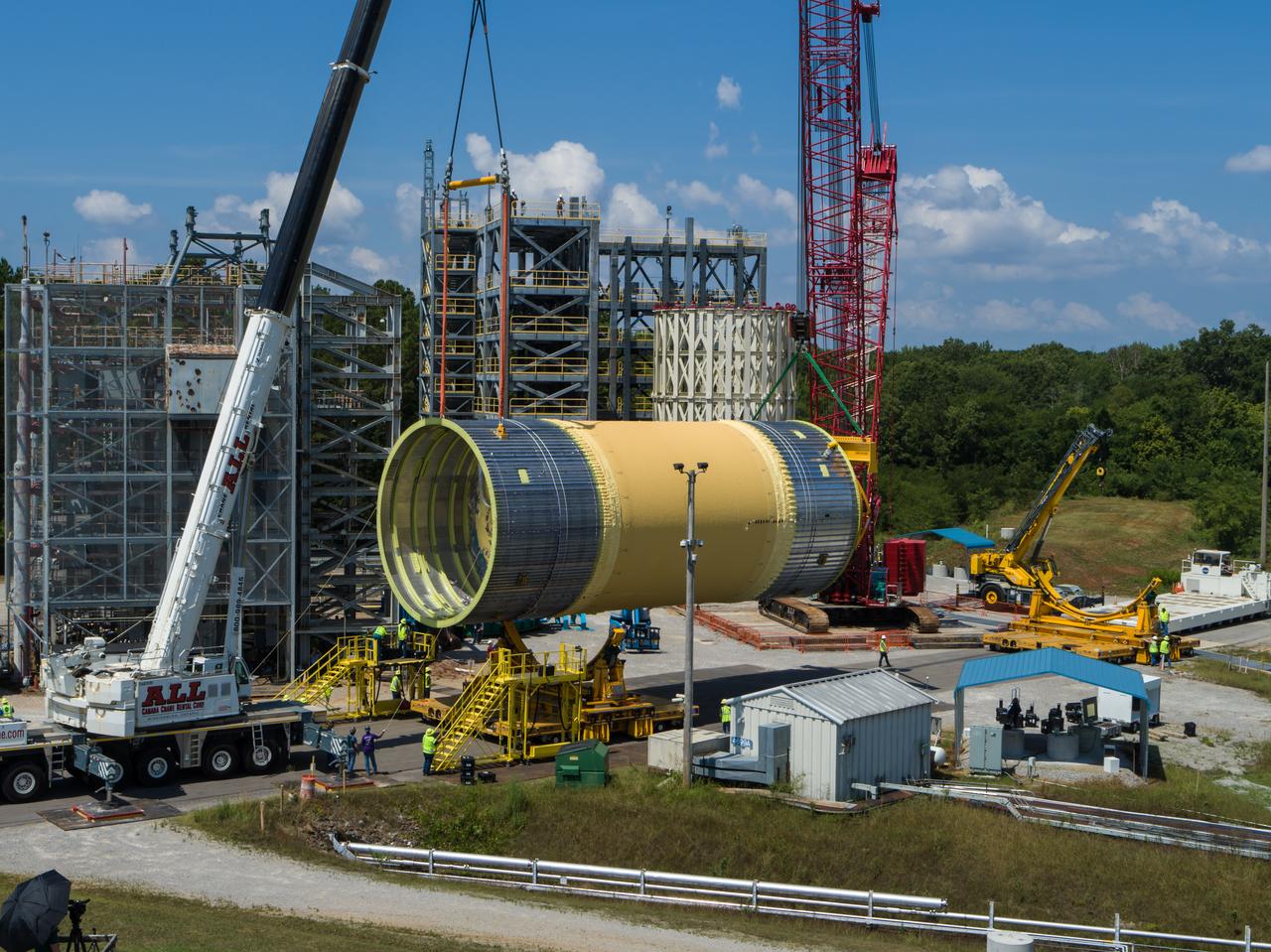 LOX STA breakover at NASA Marshall Space Flight Center