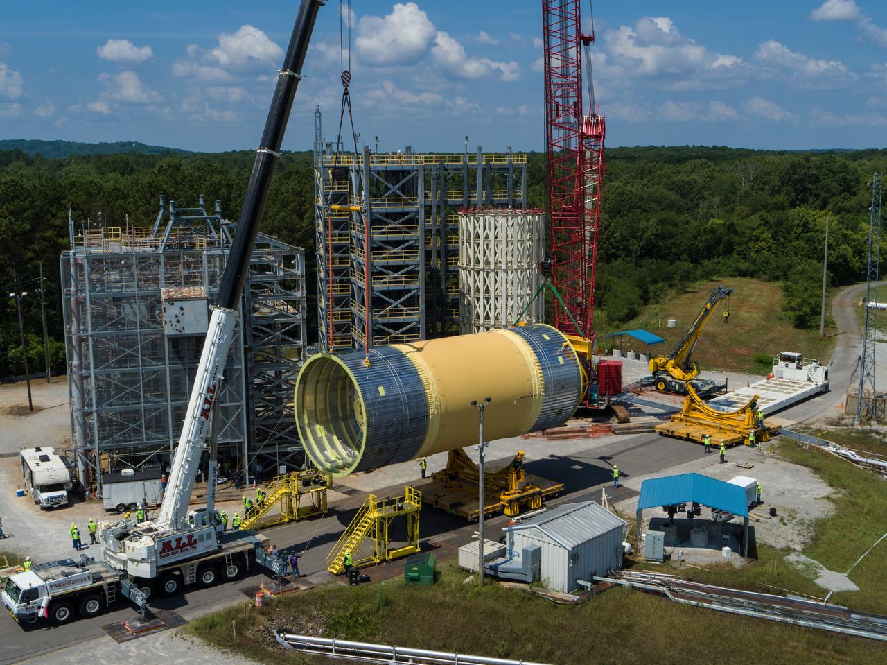 LOX STA breakover at NASA Marshall Space Flight Center