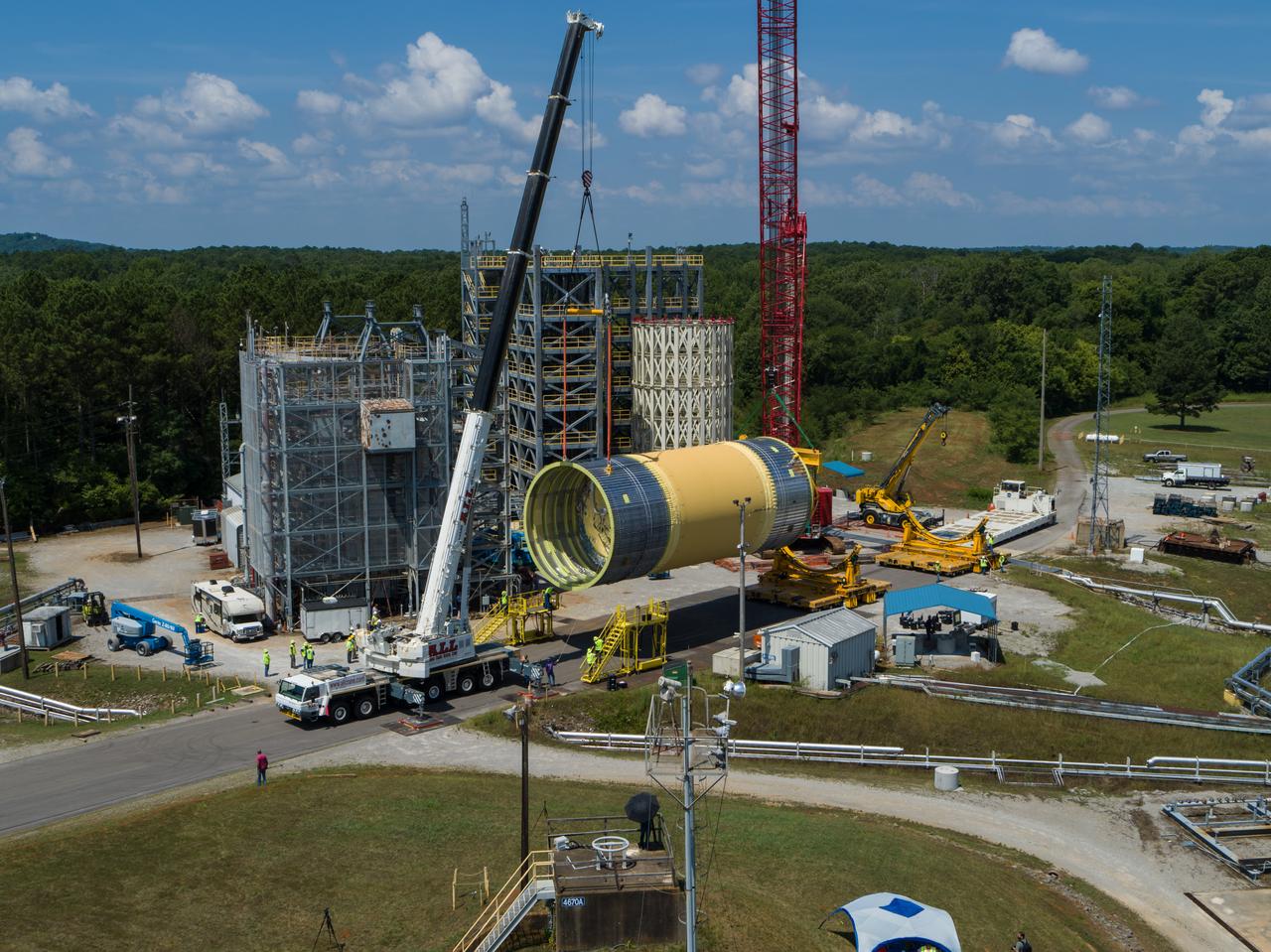 LOX STA breakover at NASA Marshall Space Flight Center