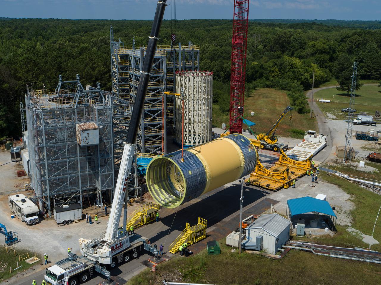 LOX STA breakover at NASA Marshall Space Flight Center