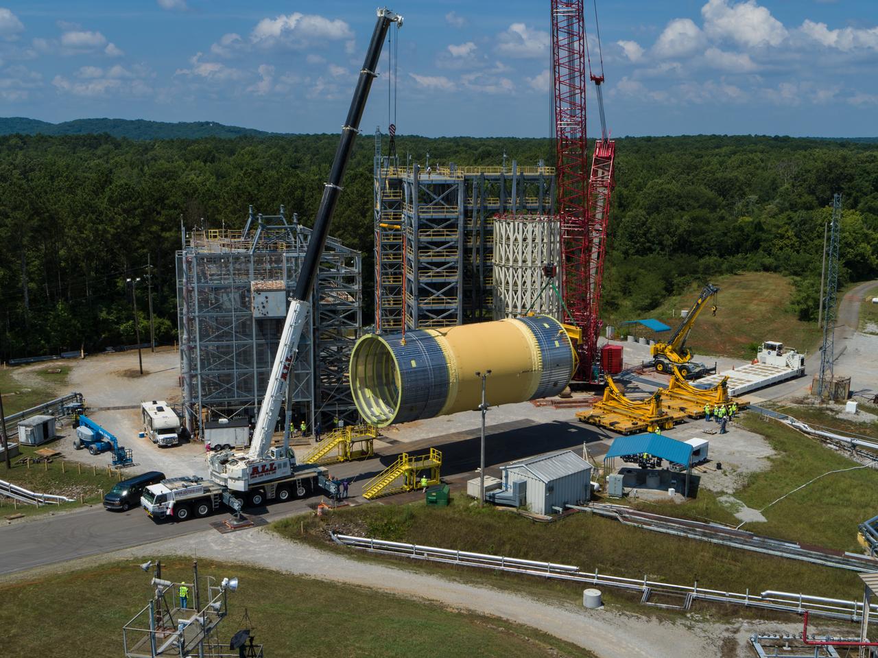 LOX STA breakover at NASA Marshall Space Flight Center