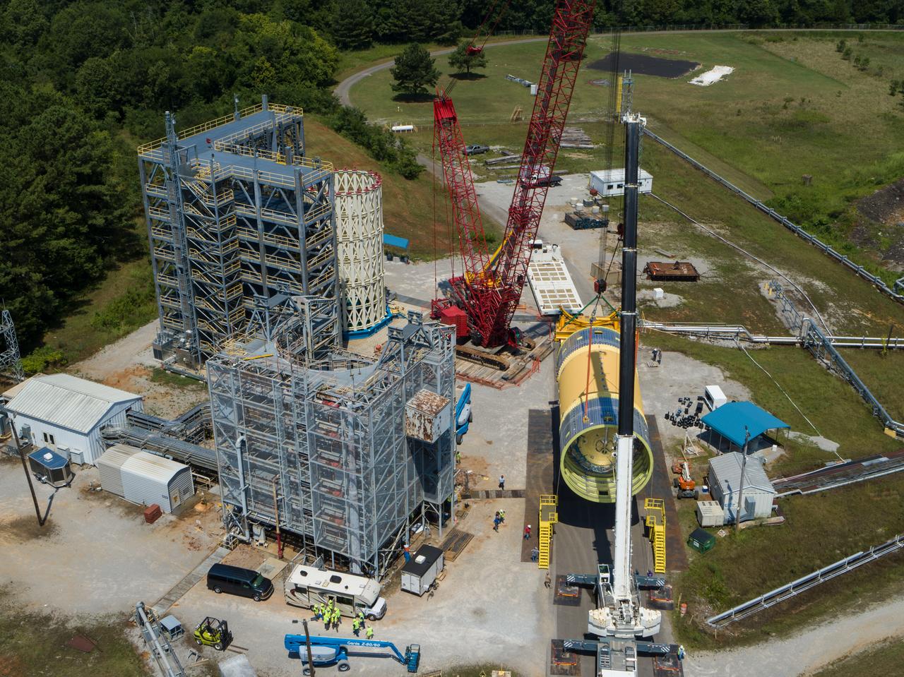 LOX STA breakover at NASA Marshall Space Flight Center