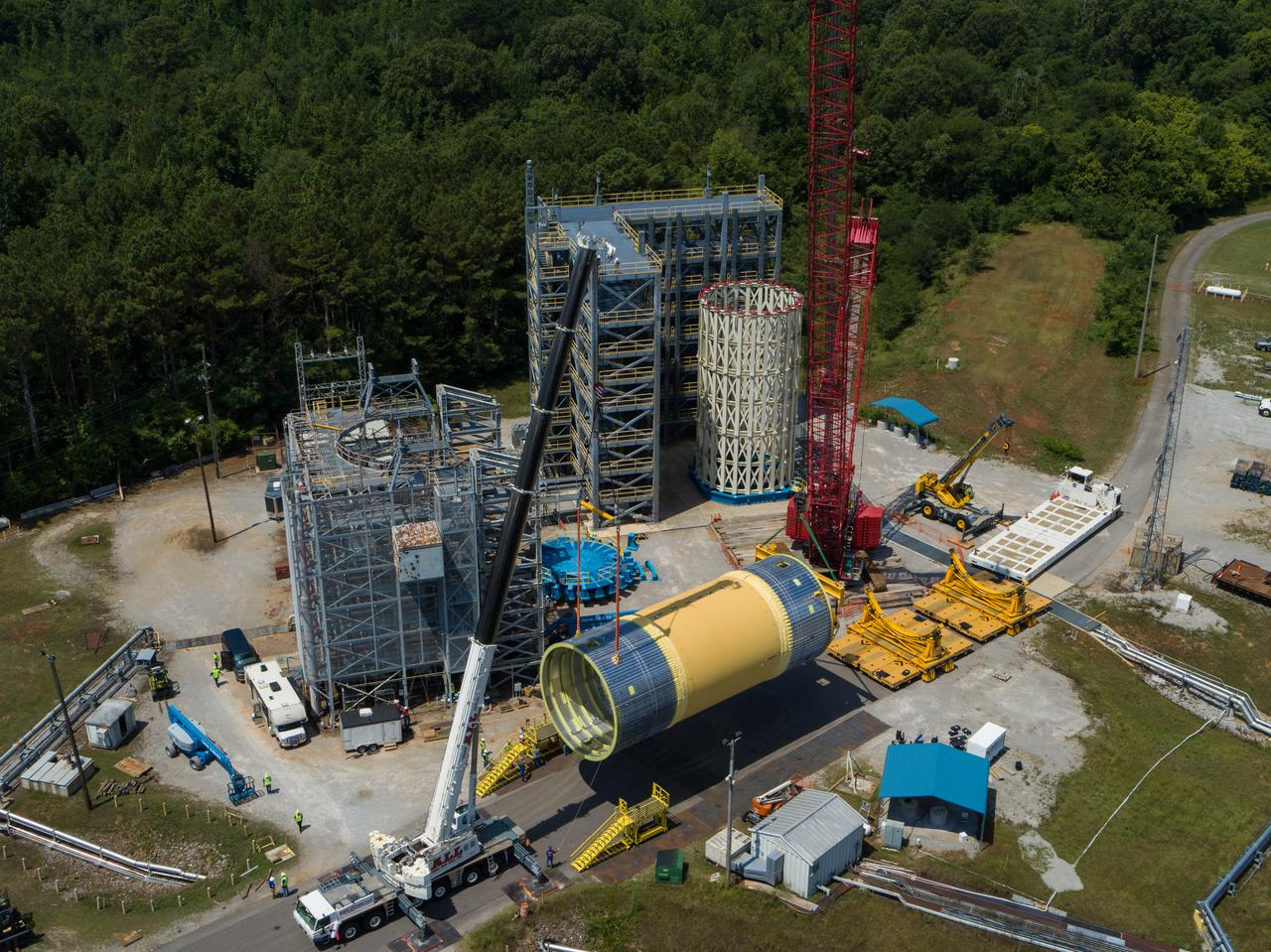 LOX STA breakover at NASA Marshall Space Flight Center