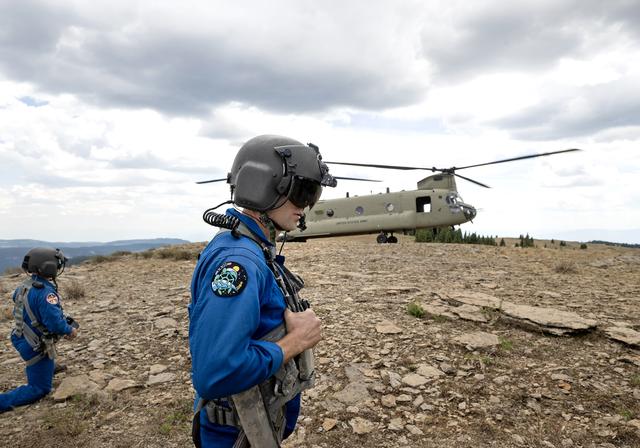 NASA image: NASA Uses Colorado Mountains for Simulated Artemis Moon Landing Course