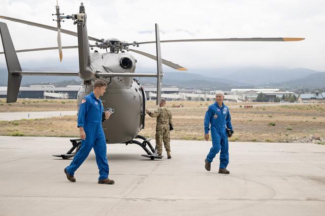 NASA image: NASA Uses Colorado Mountains for Simulated Artemis Moon Landing Course