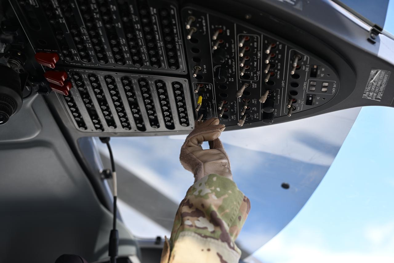 These photos and videos show how NASA certified a new lander flight training course using helicopters in the mountains of northern Colorado. NASA is partnering with the Colorado Army National Guard at its High-Altitude Army National Guard Aviation Training Site near Gypsum, Colorado, to develop the foundational flight training course that will help astronauts practice flight and landing procedures for the Moon. The certification marks an important milestone in crew training for Artemis missions to the Moon, when astronauts will use a commercial human landing system to land on the lunar surface. During the two-week certification run in late August 2025, NASA astronauts Matthew Dominick and Mark Vande Hei participated in flight and landing training to help certify the course. The pair, along with trained instructor pilots with the Army National Guard, took turns flying a helicopter and navigating to landing zones. Artemis flight crew trainers, mission control leads, and lunar lander operational experts from NASA Johnson joined them on each helicopter flight to assess the instruction, training environment, and technical applications for crewed lunar missions. For more information, contact NASA Marshall’s Office of Communications at 256-544