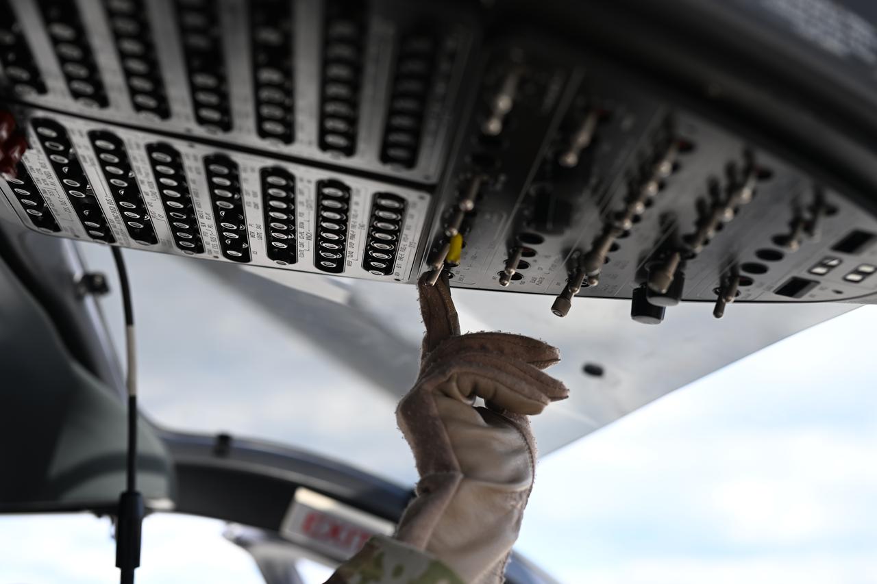 These photos and videos show how NASA certified a new lander flight training course using helicopters in the mountains of northern Colorado. NASA is partnering with the Colorado Army National Guard at its High-Altitude Army National Guard Aviation Training Site near Gypsum, Colorado, to develop the foundational flight training course that will help astronauts practice flight and landing procedures for the Moon. The certification marks an important milestone in crew training for Artemis missions to the Moon, when astronauts will use a commercial human landing system to land on the lunar surface. During the two-week certification run in late August 2025, NASA astronauts Matthew Dominick and Mark Vande Hei participated in flight and landing training to help certify the course. The pair, along with trained instructor pilots with the Army National Guard, took turns flying a helicopter and navigating to landing zones. Artemis flight crew trainers, mission control leads, and lunar lander operational experts from NASA Johnson joined them on each helicopter flight to assess the instruction, training environment, and technical applications for crewed lunar missions. For more information, contact NASA Marshall’s Office of Communications at 256-544