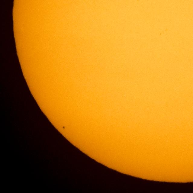 NASA image: Mercury Solar Transit