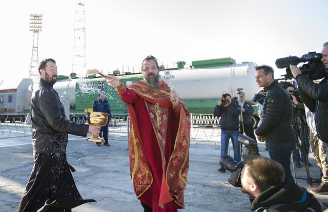 NASA image: Expedition 51 Soyuz Blessing