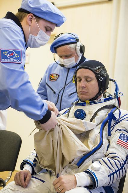 NASA image: Expedition 51 Suit Up