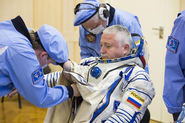 NASA image: Expedition 51 Suit Up