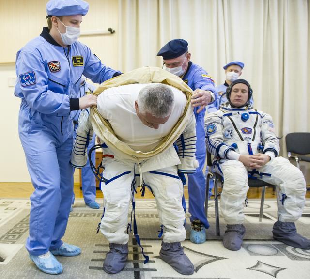 NASA image: Expedition 51 Suit Up