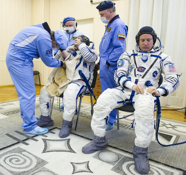 NASA image: Expedition 51 Suit Up