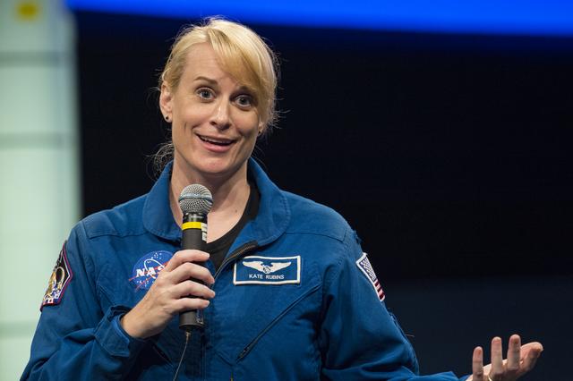 Astronaut Kate Rubins at Air and Space Museum