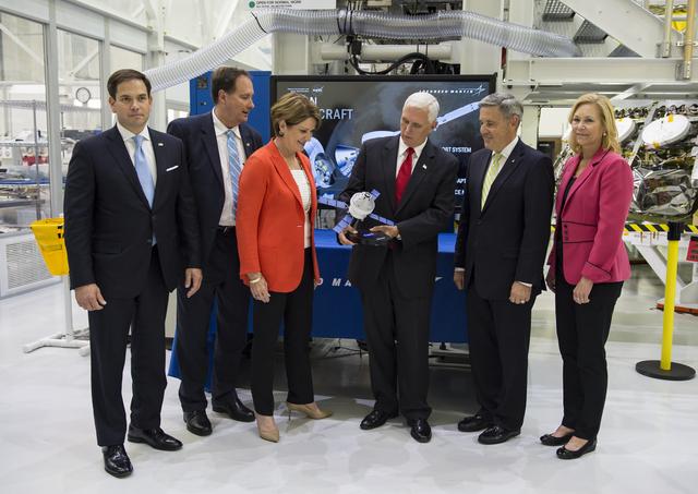 Vice President Mike Pence visits Kennedy Space Center
