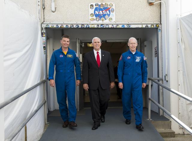 Vice President Mike Pence visits Kennedy Space Center