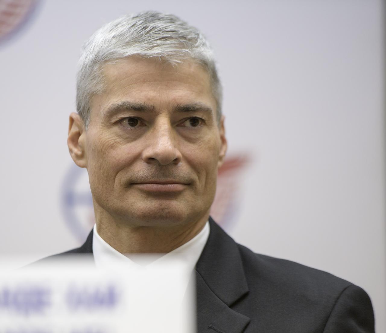 Expedition 52 backup crew member Mark Vande Hei of NASA is seen during a crew press conference at the Gagarin Cosmonaut Training Center (GCTC), Monday, July 10, 2017 in Star City, Russia.  Photo Credit: (NASA/Bill Ingalls)