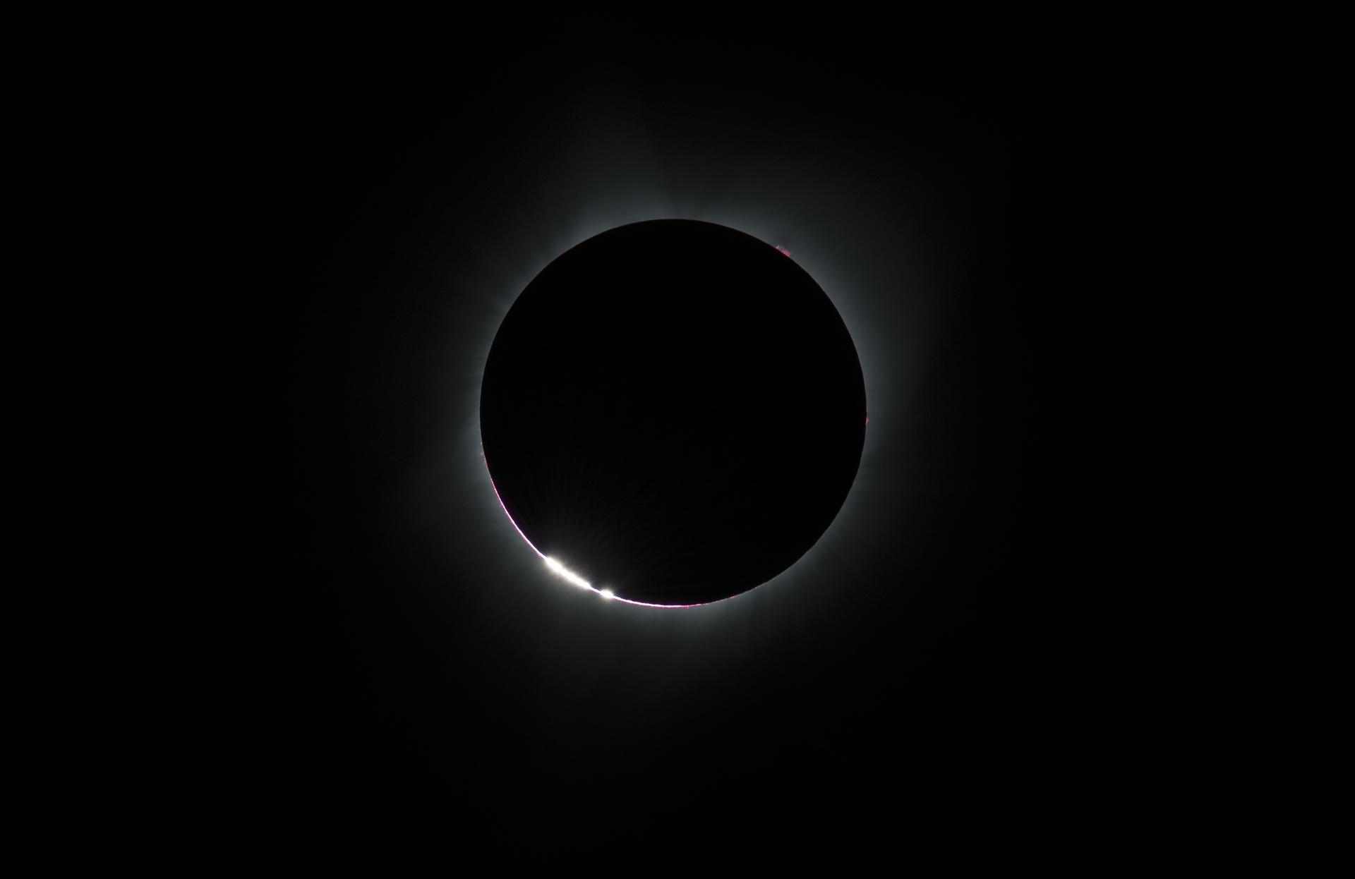 View of the 2017 total solar eclipse