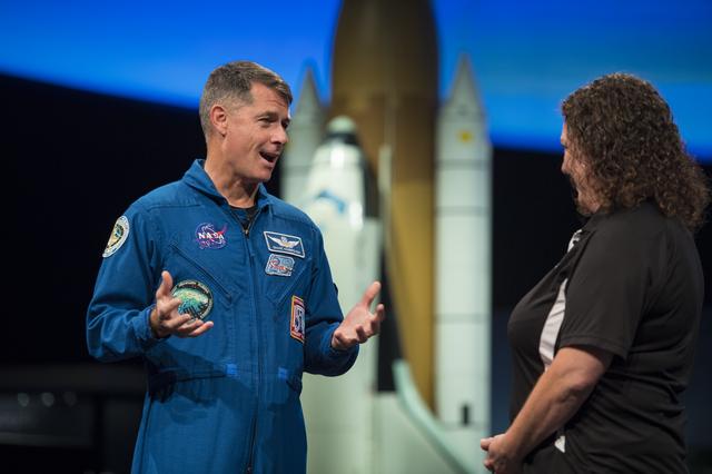 NASA image: Astronaut Shane Kimbrough at Air and Space Museum