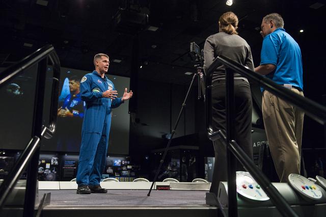 NASA image: Astronaut Shane Kimbrough at Air and Space Museum