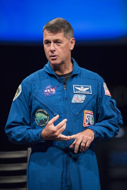 NASA image: Astronaut Shane Kimbrough at Air and Space Museum
