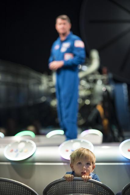 NASA image: Astronaut Shane Kimbrough at Air and Space Museum