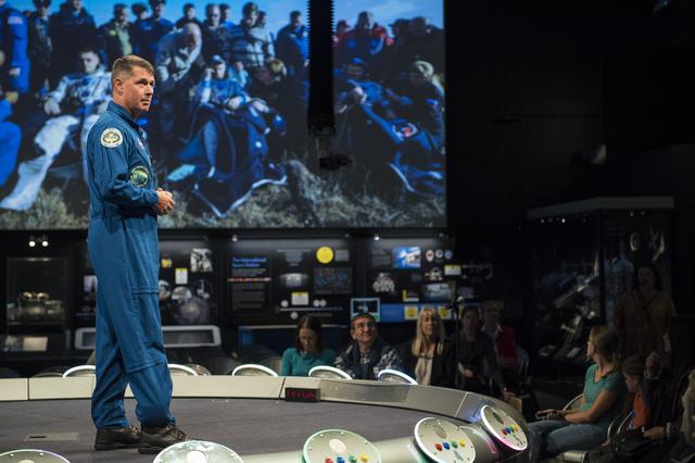 NASA image: Astronaut Shane Kimbrough at Air and Space Museum