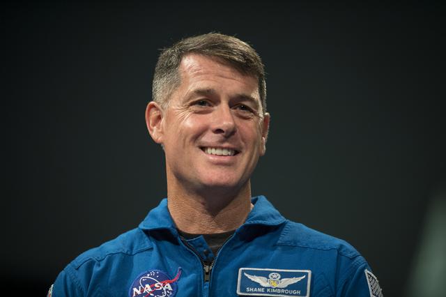 NASA image: Astronaut Shane Kimbrough at Air and Space Museum