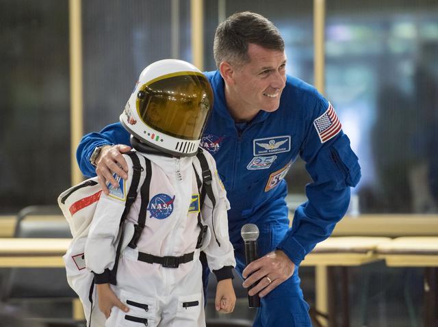 NASA image: Astronaut Shane Kimbrough at Arlington Career Center