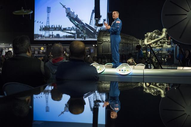 NASA image: Astronaut Jack Fischer at Air and Space Museum