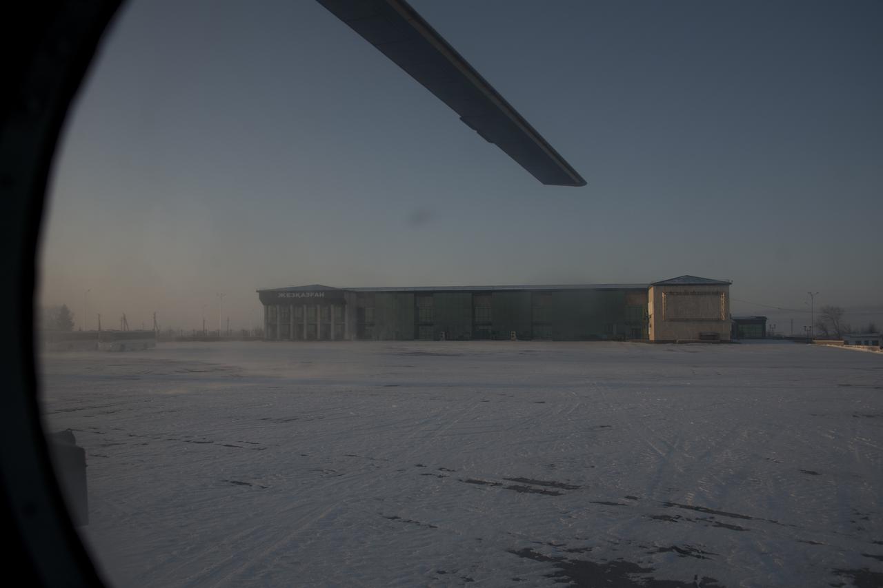 Russian Search and Rescue teams arrive at the Zhezkazgan Airport in Kazakhstan, Wednesday, Dec. 13, 2017 to prepare for the Soyuz MS-05 landing with Expedition 53 Commander Randy Bresnik of NASA and Flight Engineers Paolo Nespoli of ESA (European Space Agency) and Sergey Ryazanskiy of the Russian space agency Roscosmos. Bresnik, Nespoli and Ryazanskiy are returning after 139 days in space where they served as members of the Expedition 52 and 53 crews onboard the International Space Station. Photo Credit: (NASA/Bill Ingalls)