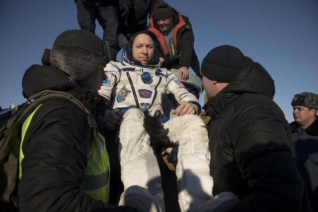 NASA image: Expedition 53 Soyuz MS-05 Landing