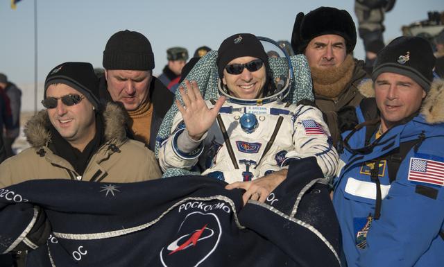 NASA image: Expedition 53 Soyuz MS-05 Landing