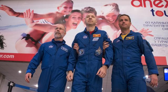 NASA image: Expedition 53 Soyuz MS-05 Landing