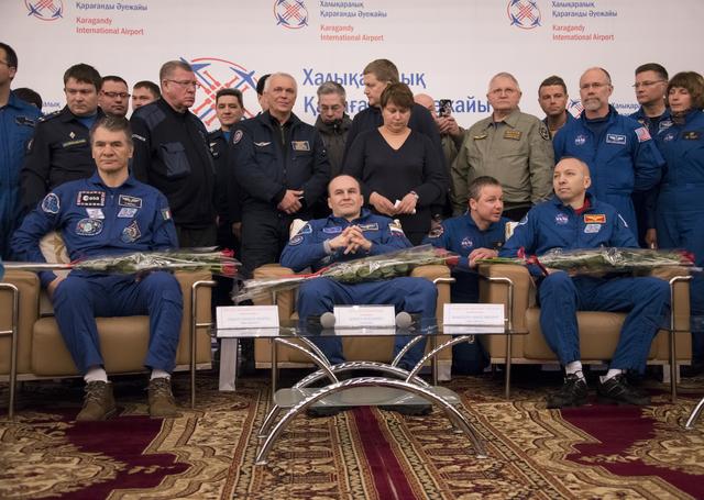 NASA image: Expedition 53 Soyuz MS-05 Landing