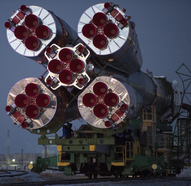 NASA image: Expedition 54 Soyuz Rollout