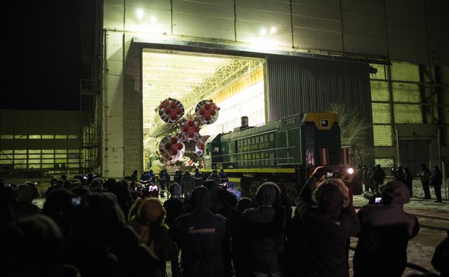 NASA image: Expedition 54 Soyuz Rollout