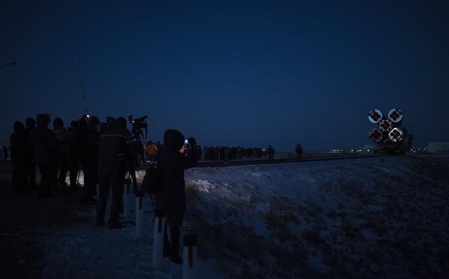 NASA image: Expedition 54 Soyuz Rollout